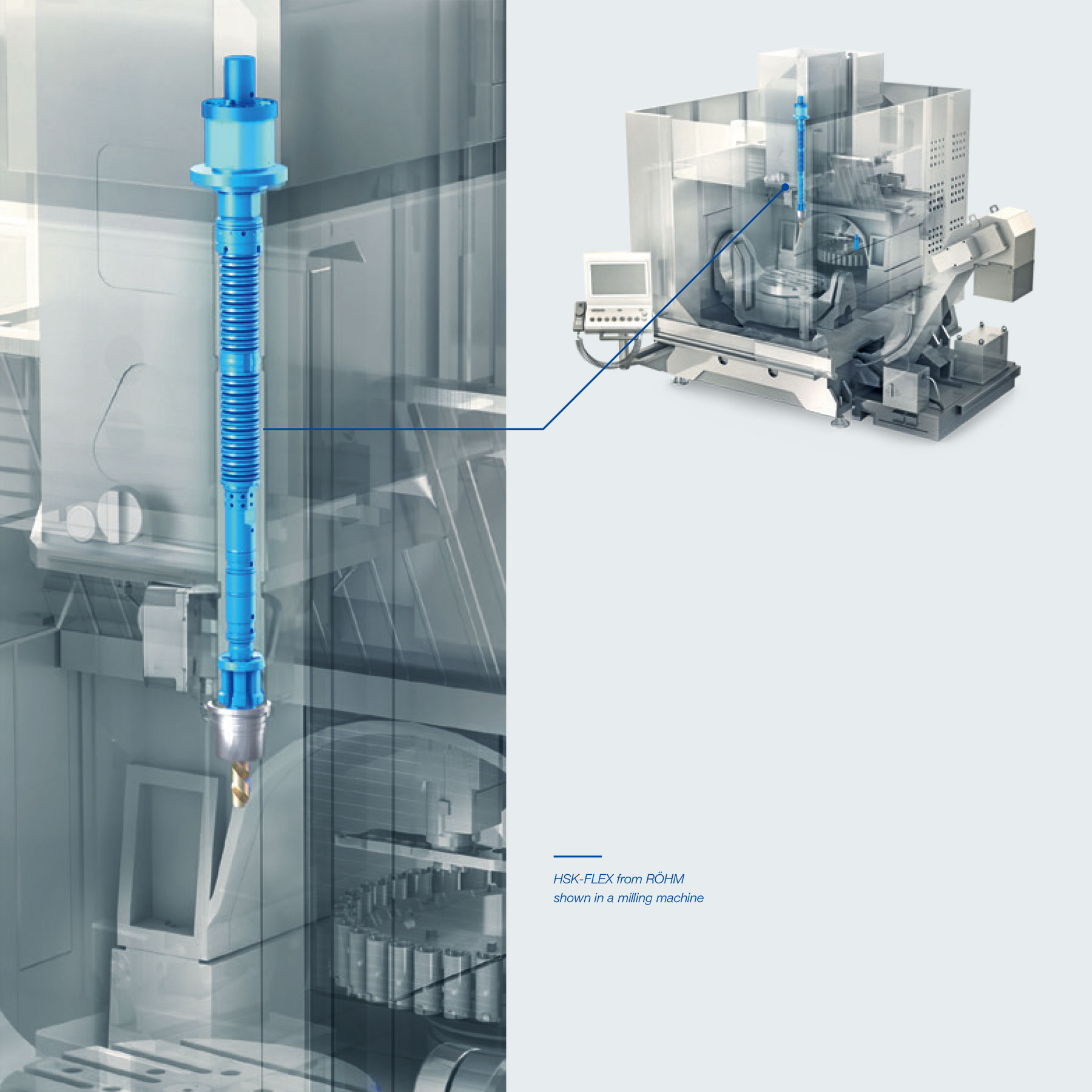 HSK-Flex จาก Röhm ในเครื่อง Milling