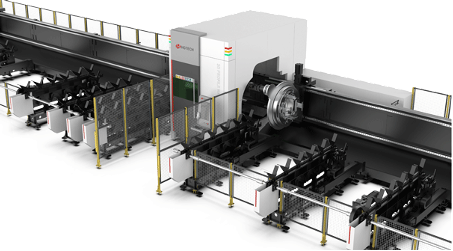 เครื่องตัดท่อเลเซอร์ HGTECH 